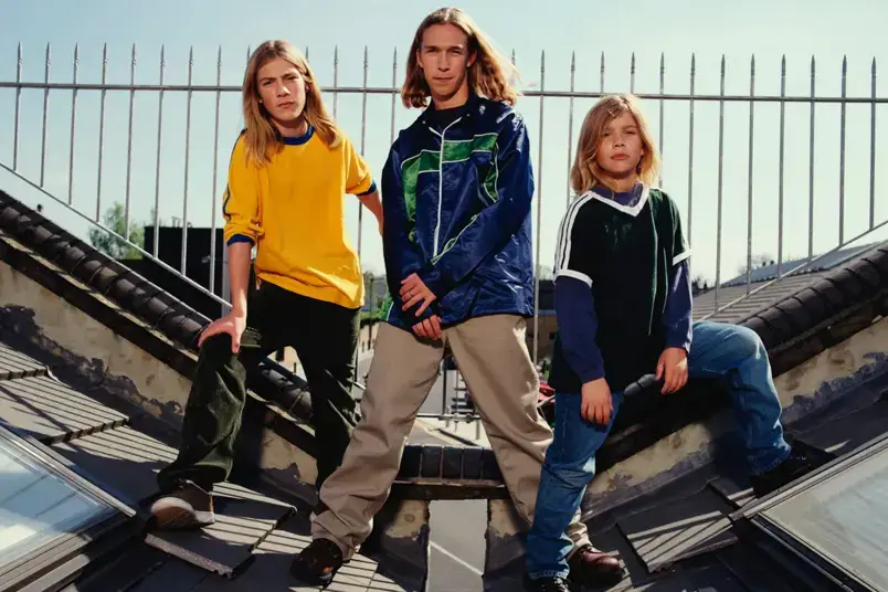 Os irmãos Hanson nos anos 90