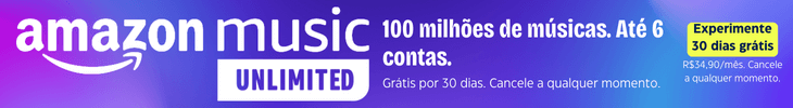 Banner do Amazon Music Unlimited Plano Família no tamanho 730x100